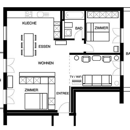Residenza Alpenrose 19 Sils im Engadin